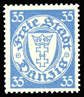 Danzig 183, Coat of Arms,  Currency Reform