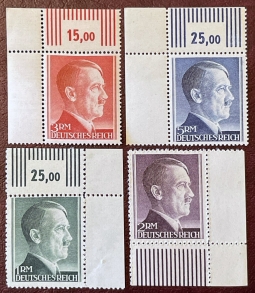 GE 524-27a Adolf Hitler High Value Perf. Varieties