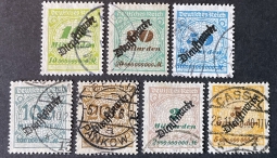GE O40-46 1923 Hyper Inflation Official Overprints