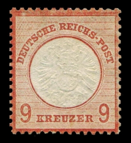 GE 25   1873 9 Kr.  Large Eagle Breast Shield