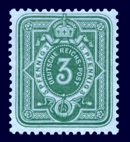 GE 37b   1880 5pf. Blue Green Var.