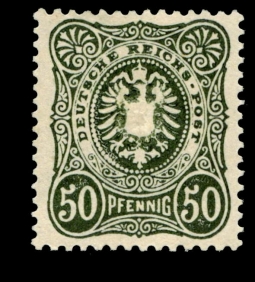 GE 42a 1880 50pf. Olive Gray