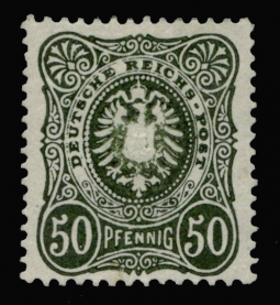 GE 42a 1880 50pf. Olive Green