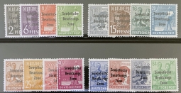 10N1-16 Soviet Occupation Overprints
