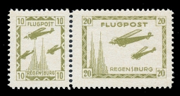 GE 1925 Semi-Official Airmail, MI. 15-16 Easter Flights