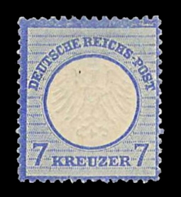 GE 10  1872  7  Kreuzer  Small Eagle Breast Shield