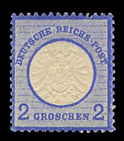 GE 18  1873  2 Gr. Large Eagle Breast Shield