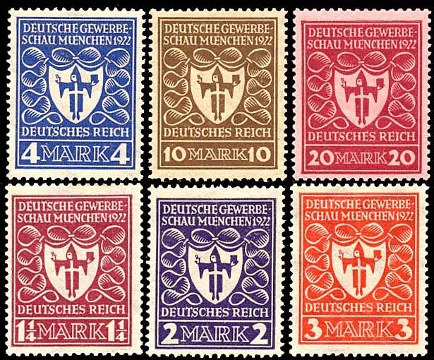 GE 212-17 Arms of Munich Corner Margins
