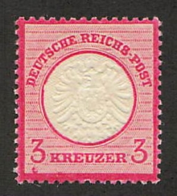 GE 23  1873 3 Kr.  Large Eagle Breast Shield