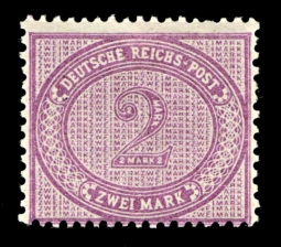 GE 36b 1875 2 Mark Dull Violet Purple