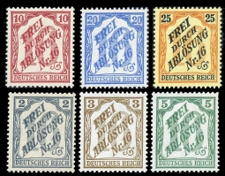 GE OL16-21 1905 Local Official Set for use in Baden