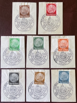 GE 415-22u Group Hindenburg Medallions With Special Cancel