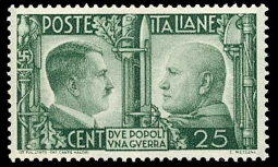 Italy 415 Hitler and Mussolini Rome Meeting
