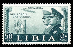 Libya C43 Hitler and Mussolini