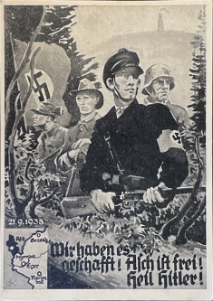 German Occupation Asch Armed Nazis PPC