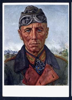 Gen. Rommel Propaganda Card-VDA