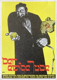 Der Ewige Jew Propaganda Card For Munich Exhibiion (Copy)