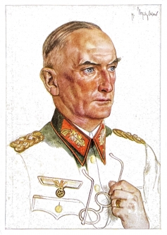 1940's W. Willrich Color PPC General von Witzleben