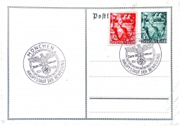 GE B116-7 Nazi Five-Year Anniversary Cancel on Postal Card