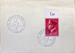 GE B203u Hitler's Birthday 1942 Special Cancel