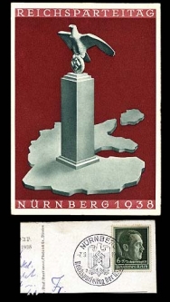 1938 Nazi Party Congress  PPC Eagle Combo