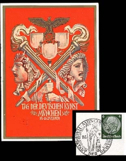 1939 German Art Day Propaganda Card