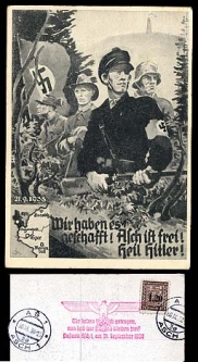 German Occupation Asch Armed Nazis PPC