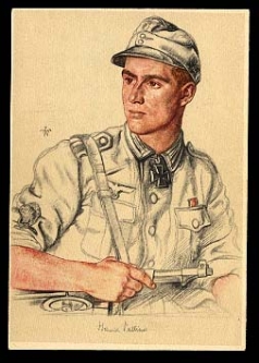 Mountain Infantry Hero Propaganda Card
