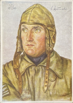 W. Willrich Color PPC Luftwaffe Squadron Commander Schumacher