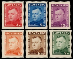 Slovakia 110-15, 1945 President Josef Tiso
