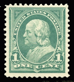 US 279 1897 One-cent Franklin