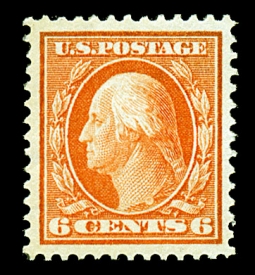 US 379 1910  Six-cent Washington