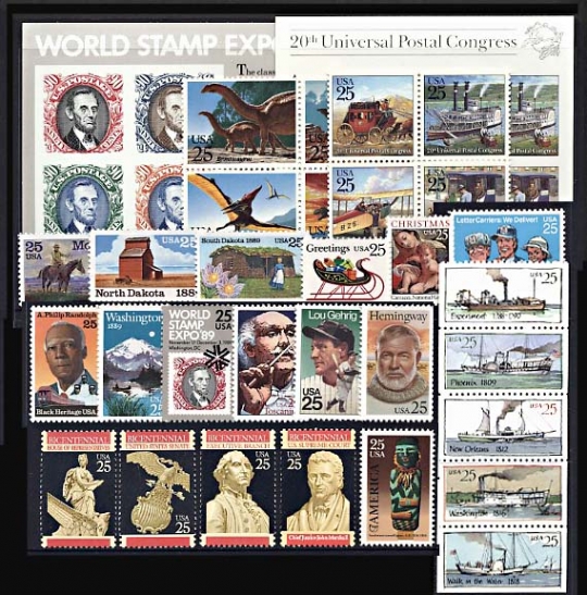 YS1992 - 1992 Commemorative Stamp Year Set - Mystic Stamp