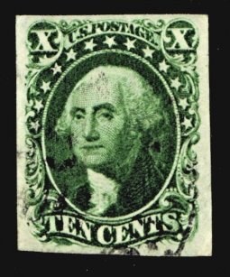 US 14 1855 10-cent Washington Ty. II Graded XF 90!