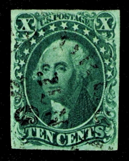 US 14 1855 10 Cent Washington Ty. II