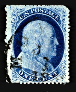 US 24 One-cent Franklin Ty. V