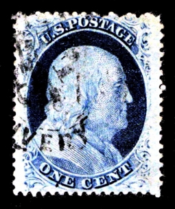 US 24 One-cent Franklin Ty. V