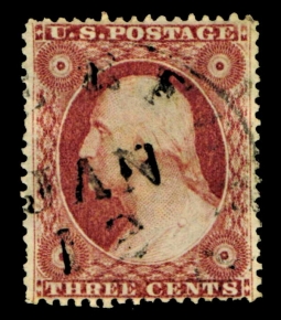 US 26 1857 Three-cent Washington