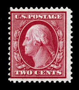 US 358 Two-cent Franklin Blue Paper