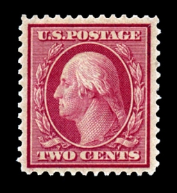 US 358 Two-cent Franklin Blue Paper
