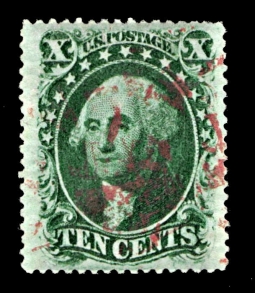 US 35  1859 10-Cent Washington Type V