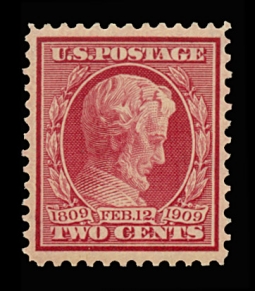 US 367, 1909 Two-cent Abraham Lincoln