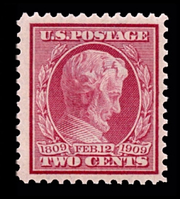 US 367, 1909 Two-cent Abraham Lincoln
