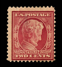 US 369 Abraham Lincoln, Blue Paper