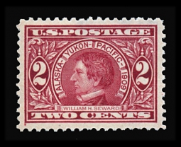 US 370 Two-cent Alaska Yukon, Seward, Graded XF-Sup. 95!