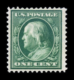 US 374 1910 One-Cent Franklin