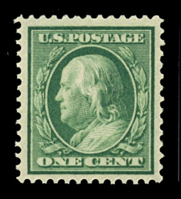 US 374 1910 One-Cent Franklin
