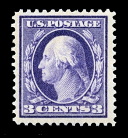 US 376 1910 Three-Cent Washington