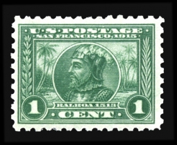 US 401 One-Cent Balboa Perf. 10