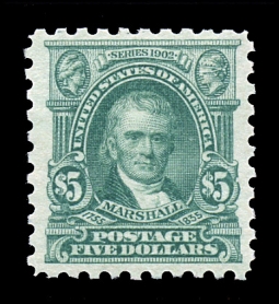 US 480 1917 $5  John Marshall